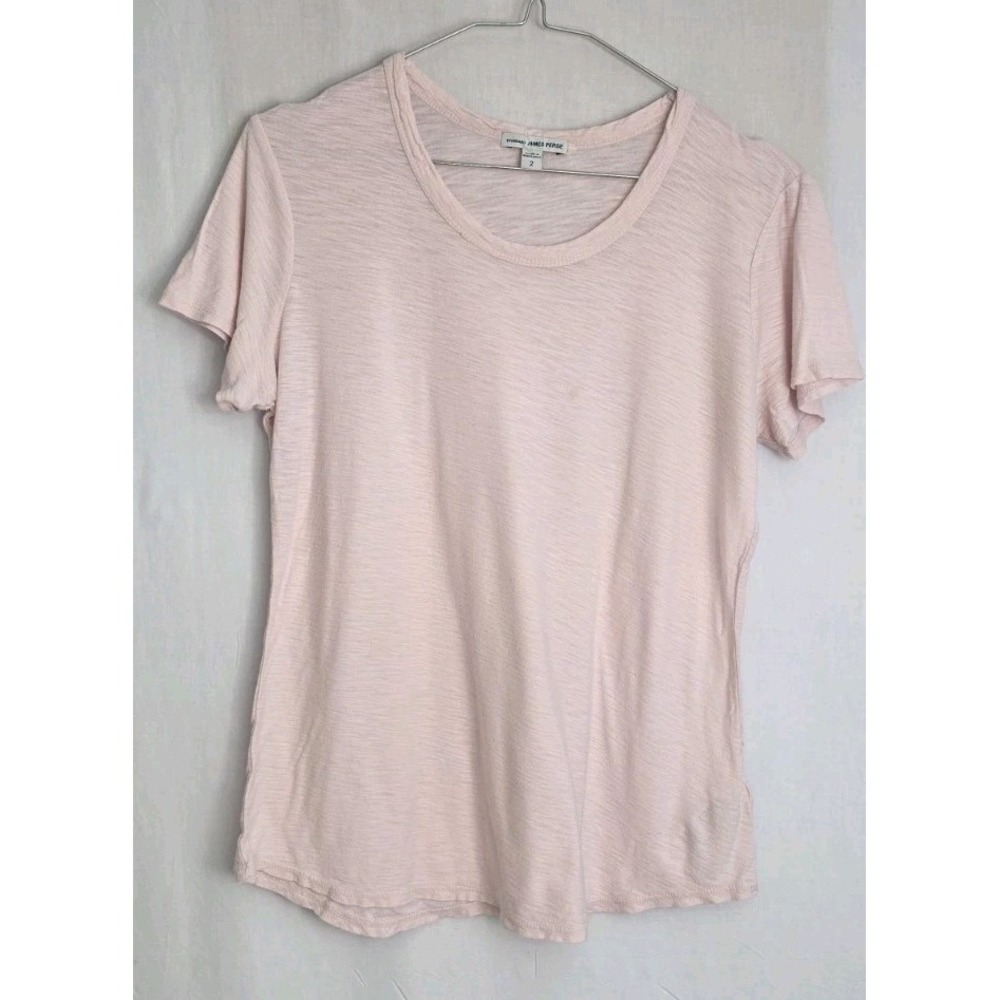 James Perse Solid T-shirt in Light Pink NWOT Size 2